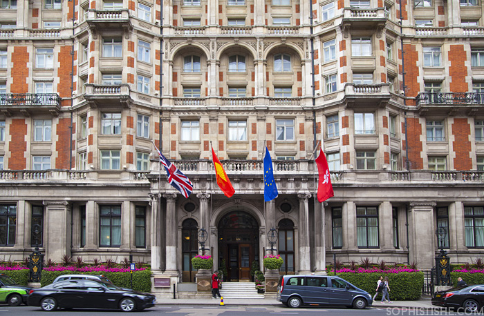 London, Mandarin Oriental luxury hotel