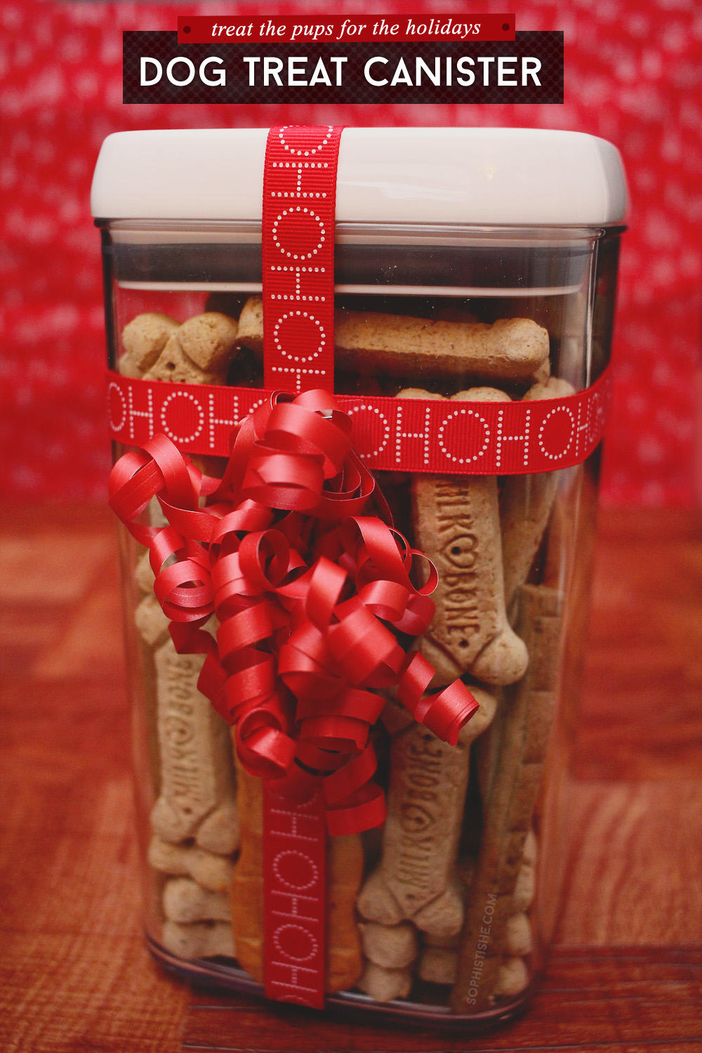 Holiday Gift: DIY Dog Treat Canister