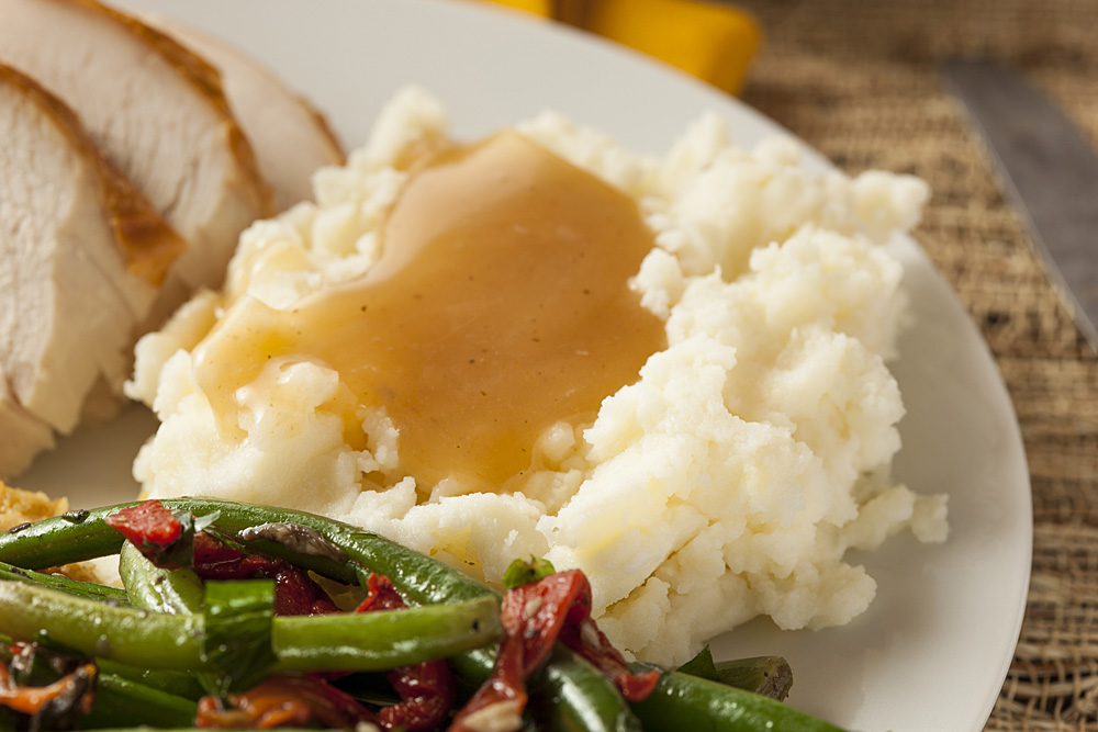 mashed potatoes and gravy