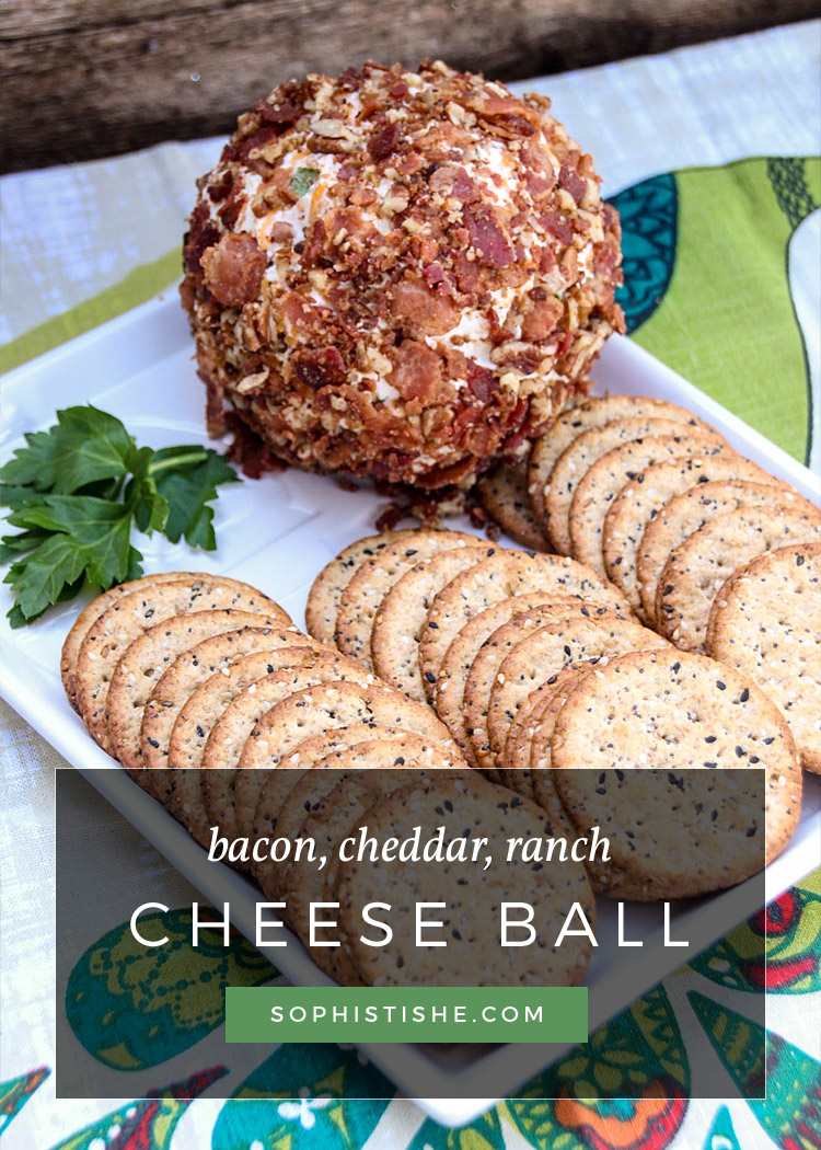 Bacon, Cheddar, Ranch Cheese Ball