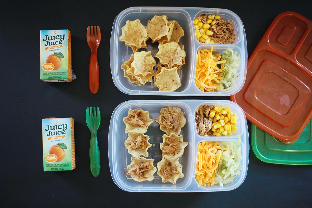 How to make a Taco Lunchable - Easy Lunch Ideas for Kids